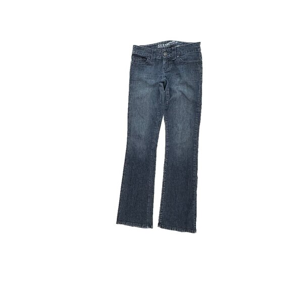 Guess Daredevil Bootcut Women's size 26 Dark Wash Blue Denim jeans - Picture 1 of 5